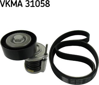 SKF VKMA 31058 - Поликлиновый ременный комплект autodnr.net