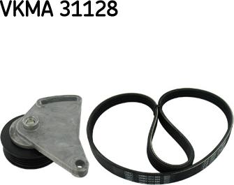 SKF VKMA 31128 - Поликлиновый ременный комплект autodnr.net