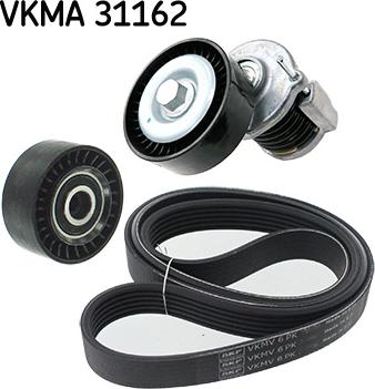 SKF VKMA 31162 - Поликлиновый ременный комплект autodnr.net