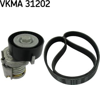 SKF VKMA 31202 - Поликлиновый ременный комплект autodnr.net