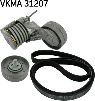 SKF VKMA 31207 - Поликлиновый ременный комплект autodnr.net