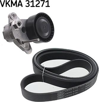 SKF VKMA 31271 - Поликлиновий ремінний комплект autocars.com.ua