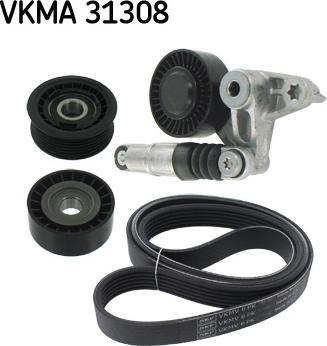SKF VKMA 31308 - Поликлиновый ременный комплект autodnr.net