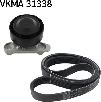 SKF VKMA 31338 - Поликлиновий ремінний комплект autocars.com.ua