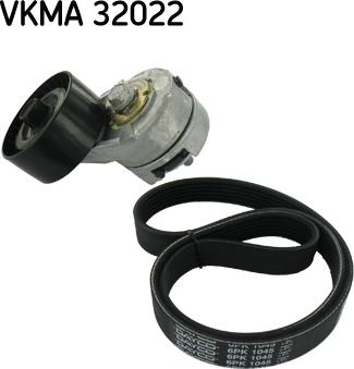 SKF VKMA 32022 - Поликлиновый ременный комплект autodnr.net