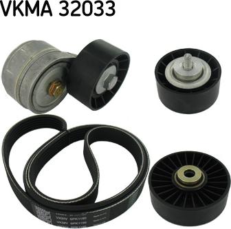 SKF VKMA 32033 - Поликлиновый ременный комплект autodnr.net