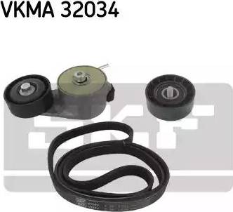 SKF VKMA 32034 - Поликлиновый ременный комплект avtokuzovplus.com.ua