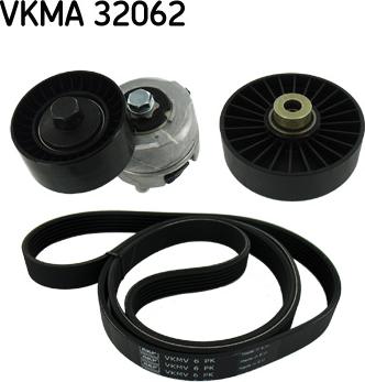 SKF VKMA 32062 - Поликлиновый ременный комплект autodnr.net