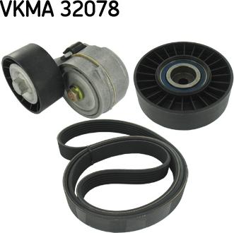 SKF VKMA 32078 - Поликлиновий ремінний комплект autocars.com.ua
