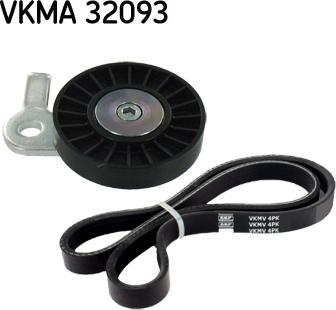 SKF VKMA 32093 - Поликлиновий ремінний комплект autocars.com.ua