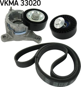 SKF VKMA 33020 - Поликлиновый ременный комплект autodnr.net