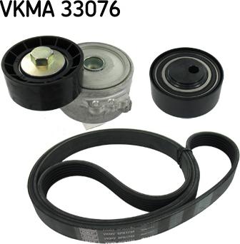 SKF VKMA 33076 - Поликлиновый ременный комплект autodnr.net
