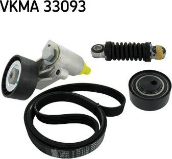 SKF VKMA 33093 - Поликлиновый ременный комплект autodnr.net