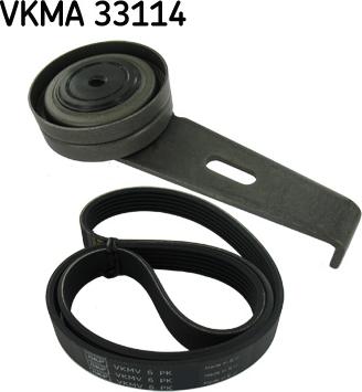 SKF VKMA 33114 - Поликлиновый ременный комплект autodnr.net