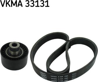 SKF VKMA 33131 - Поликлиновий ремінний комплект autocars.com.ua