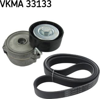 SKF VKMA 33133 - Поликлиновий ремінний комплект autocars.com.ua