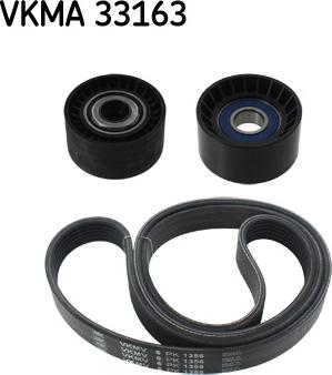 SKF VKMA 33163 - Поликлиновый ременный комплект avtokuzovplus.com.ua