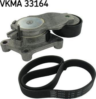 SKF VKMA 33164 - Поликлиновый ременный комплект autodnr.net