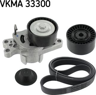 SKF VKMA 33300 - Поликлиновый ременный комплект autodnr.net