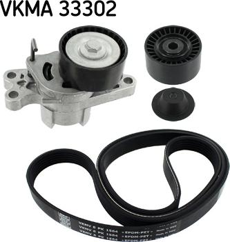 SKF VKMA 33302 - Поликлиновый ременный комплект avtokuzovplus.com.ua