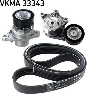 SKF VKMA 33343 - Поликлиновый ременный комплект avtokuzovplus.com.ua