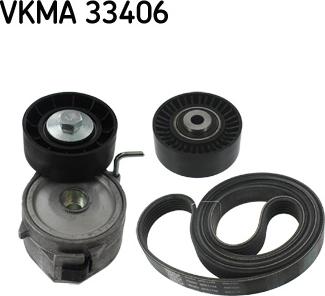 SKF VKMA 33406 - Поликлиновый ременный комплект autodnr.net