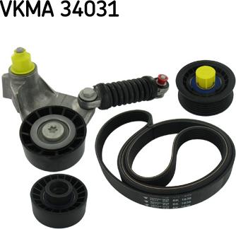 SKF VKMA 34031 - Поликлиновый ременный комплект autodnr.net