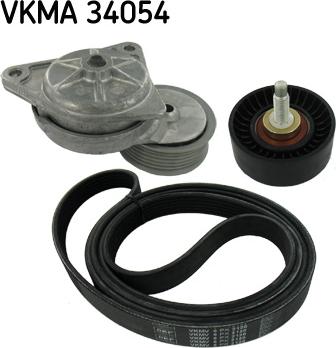 SKF VKMA 34054 - Поликлиновый ременный комплект autodnr.net
