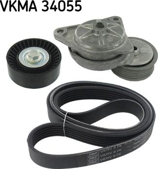 SKF VKMA 34055 - Поликлиновый ременный комплект autodnr.net
