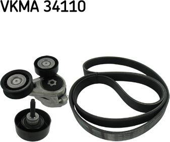 SKF VKMA 34110 - Поликлиновый ременный комплект autodnr.net