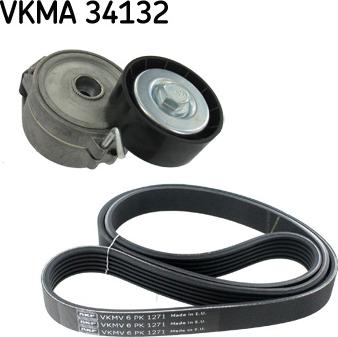 SKF VKMA 34132 - Поликлиновый ременный комплект avtokuzovplus.com.ua
