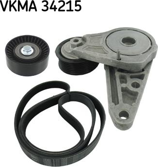 SKF VKMA 34215 - Поликлиновый ременный комплект autodnr.net