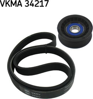 SKF VKMA 34217 - Поликлиновый ременный комплект autodnr.net