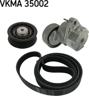 SKF VKMA 35002 - Поликлиновый ременный комплект autodnr.net