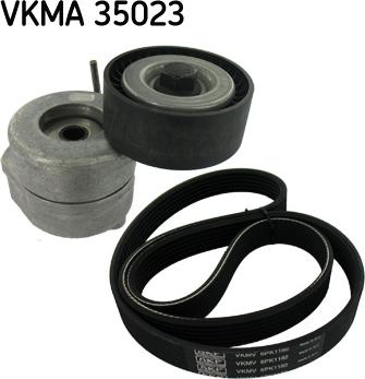 SKF VKMA 35023 - Поликлиновый ременный комплект autodnr.net