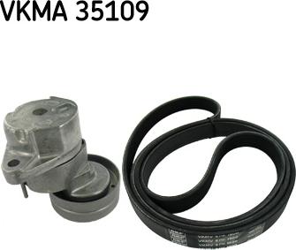 SKF VKMA 35109 - Поликлиновый ременный комплект autodnr.net