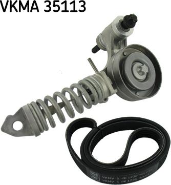 SKF VKMA 35113 - Поликлиновый ременный комплект autodnr.net