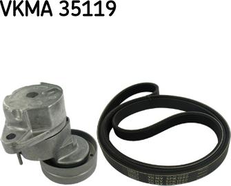 SKF VKMA 35119 - Поликлиновый ременный комплект autodnr.net