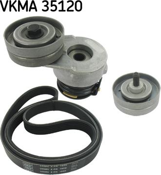 SKF VKMA 35120 - Поликлиновый ременный комплект autodnr.net