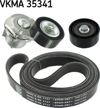 SKF VKMA 35341 - Поликлиновий ремінний комплект autocars.com.ua