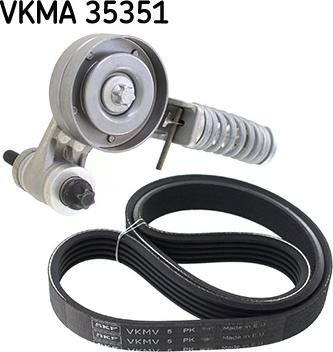 SKF VKMA 35351 - Поликлиновый ременный комплект avtokuzovplus.com.ua