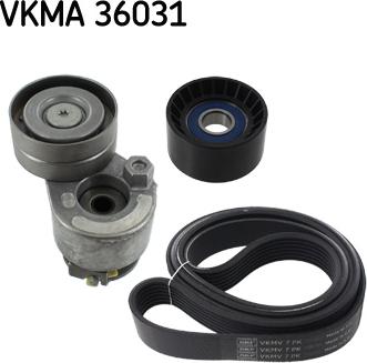 SKF VKMA 36031 - Поликлиновый ременный комплект autodnr.net