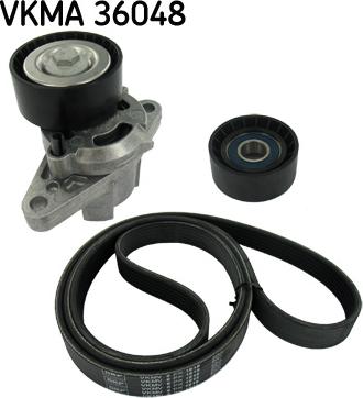 SKF VKMA 36048 - Поликлиновый ременный комплект autodnr.net
