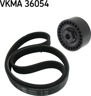 SKF VKMA 36054 - Поликлиновий ремінний комплект autocars.com.ua