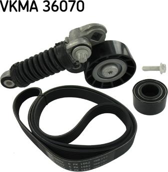 SKF VKMA 36070 - Поликлиновый ременный комплект autodnr.net