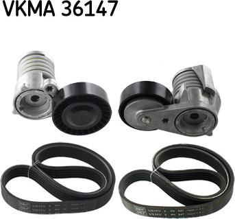 SKF VKMA 36147 - Поликлиновый ременный комплект autodnr.net