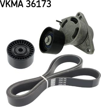 SKF VKMA 36173 - Поликлиновый ременный комплект autodnr.net