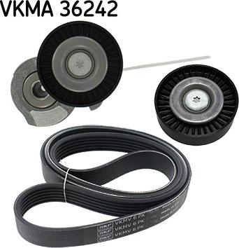 SKF VKMA 36242 - Поликлиновый ременный комплект autodnr.net