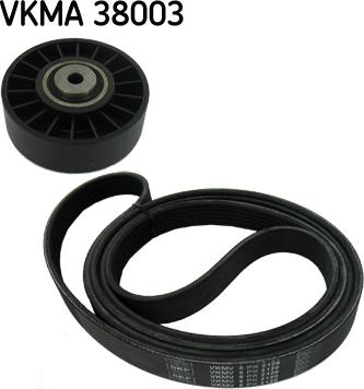 SKF VKMA 38003 - Поликлиновый ременный комплект autodnr.net