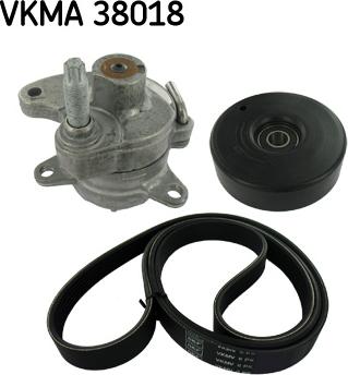 SKF VKMA 38018 - Поликлиновый ременный комплект avtokuzovplus.com.ua